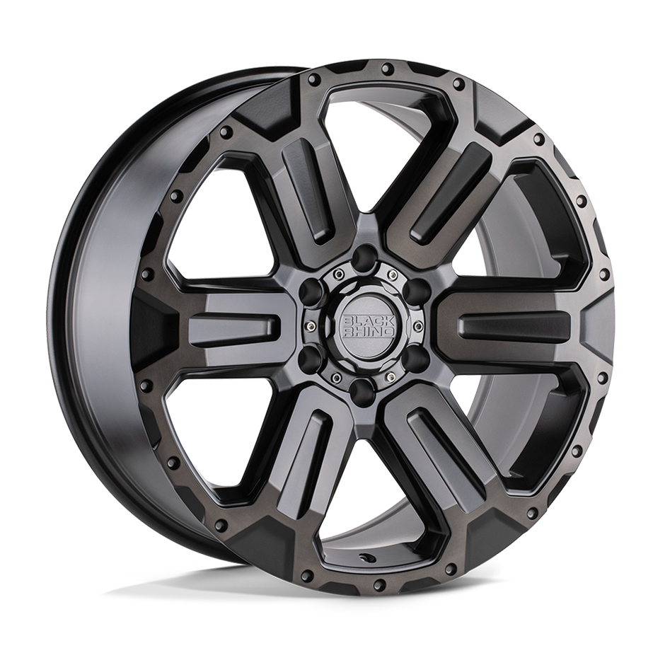 Black Rhino Hard Alloys Wanaka 17x8.5 6x139.7 M-GNMTL-BRSH - 1785WKA126140G12