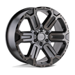 Black Rhino Hard Alloys Wanaka 20x9 6x139.7 M-GNMTL-BRSH - 2090WKA126140G12