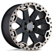 Black Rhino Hard Alloys Warlord 17x9 8x170 M-BLK-MCH-DDTLP - 1790WAR128170M25