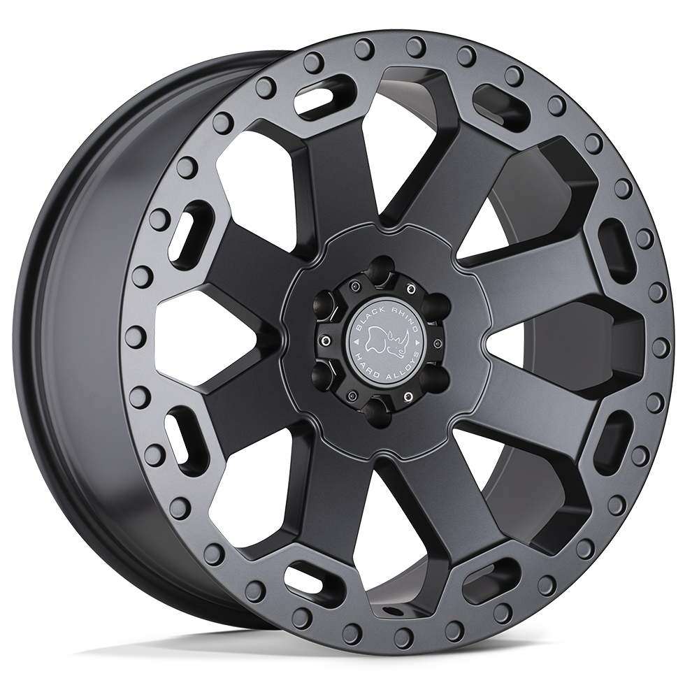 Black Rhino Hard Alloys Warlord 17x8 5x120 M-GNMTL - 1780WAR355120G76