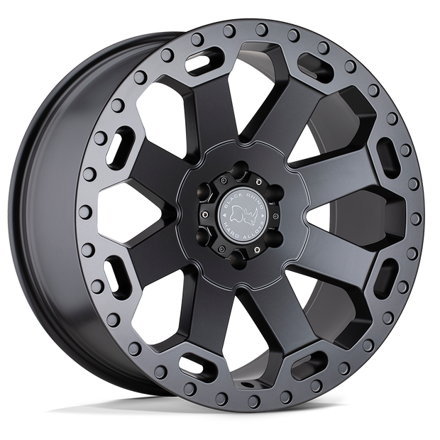Black Rhino Hard Alloys Warlord 20x9 8x170 M-GNMTL - 2090WAR128170G25