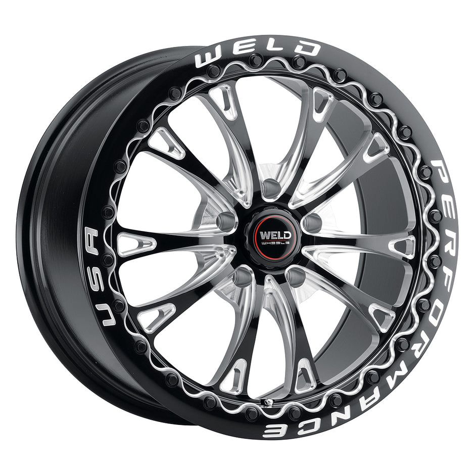 18x10 Belmont Beadlock 5x114.3 Et45 Bs7.27 Gloss Blk Mil Dia 78.1 - S90880067P45