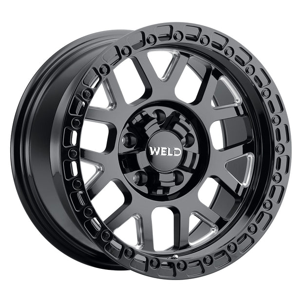 20x10 Cinch 5x127 5x139.7 Et-18 Bs 4.75 Gloss Black Milled / Gloss Blk Ring 87.1 - W10500057476