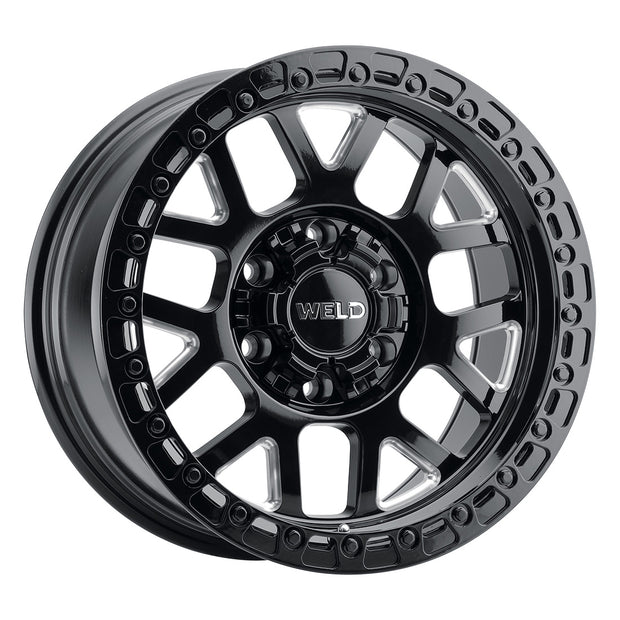 17x9.0 Cinch 6x135 6x139.7 Et00 Bs5.00 Gloss Blk Mil 106.1 - W10579098500
