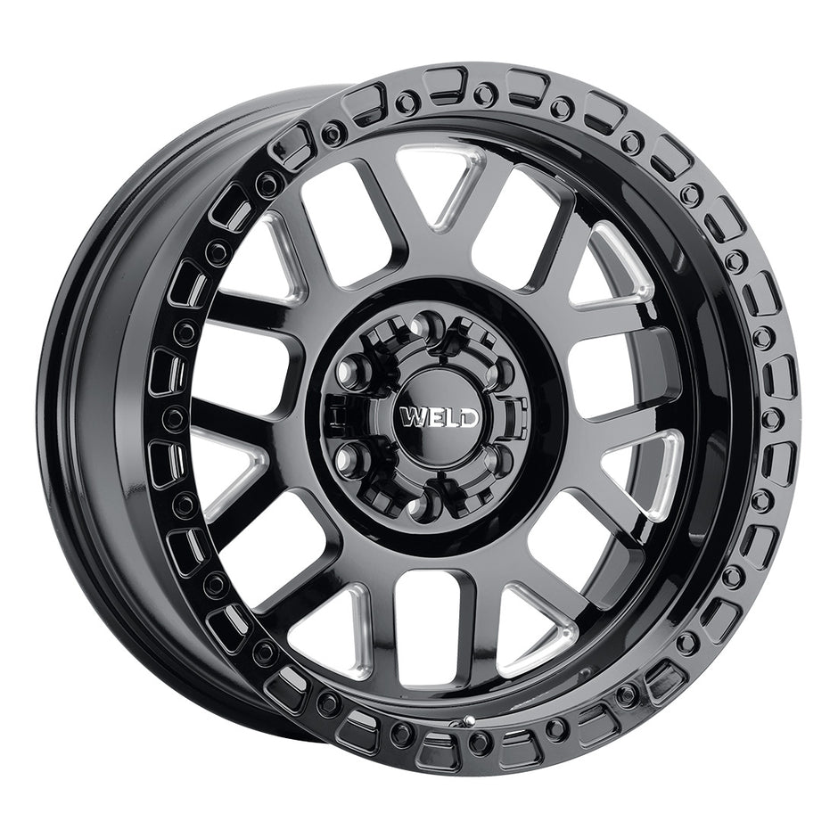 20x9 Cinch 6x135 6x139.7 Et00 Bs 5.00 Gloss Black Milled / Gloss Blk Ring 106.1 - W10509098501