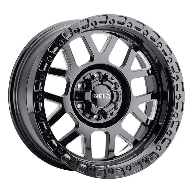20x9 Cinch 6x135 6x139.7 Et00 Bs 5.00 Gloss Black Milled / Gloss Blk Ring 106.1 - W10509098501