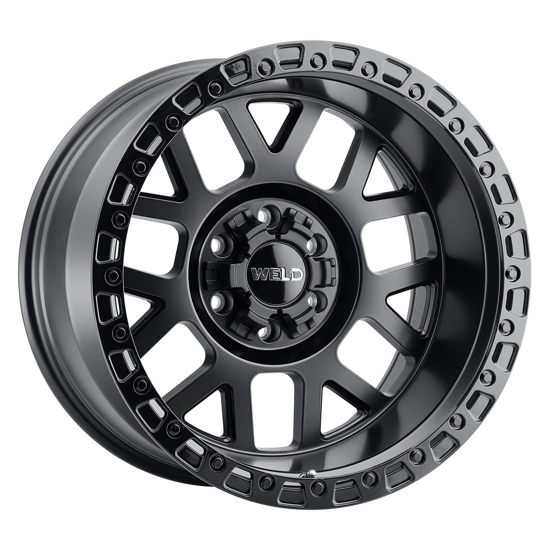 20x10 Cinch 6x135 6x139.7 Et-18 Bs 4.75 Satin Black / Gloss  Black Ring 106.1 - W10400098476