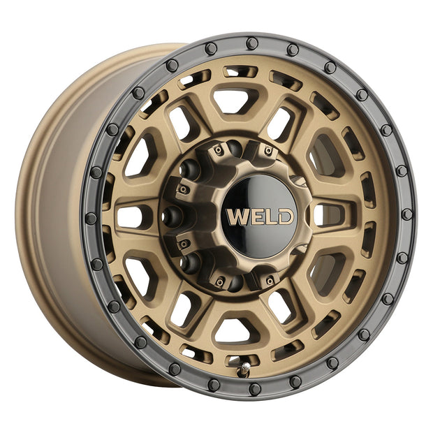 17x9 Crux 8x165.1  Et00 Bs 5.00 Satin Brz Satin Blk Ring 125.1 - W12079082501