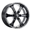 20x9 Granada Six 6x139.7  Et20 Bs5.75 Gloss Blk Mil 106.1 - W12509084575