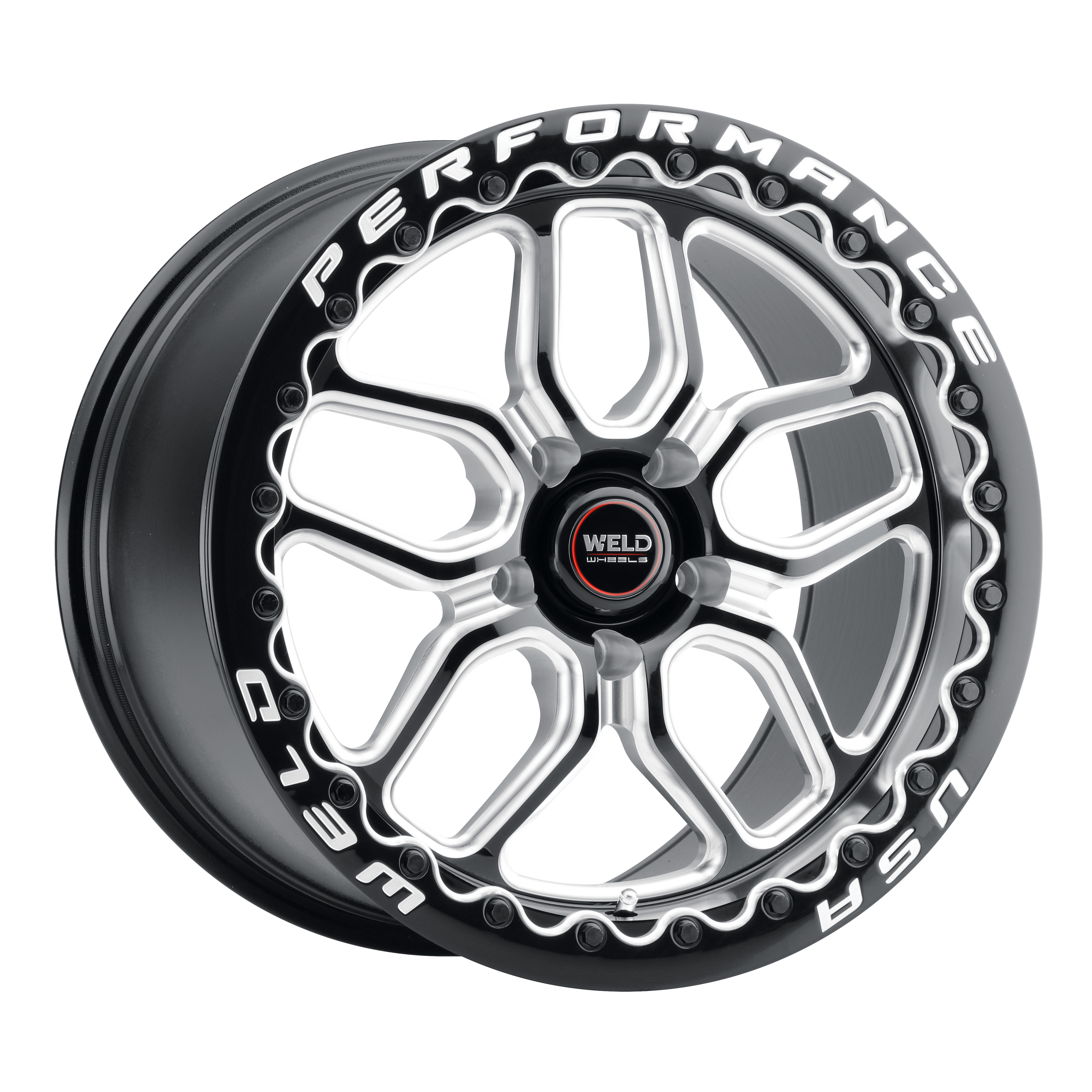 17x10 Laguna Bead Lock 5x114.3 Et25 Bs6.50 Gloss Blk Mil Dia 78.1 - S90770067P25