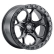 17x10 Ledge Beadlock5 5x127  Et-25 Bs4.50 Satin Blk / Blk Ring 71.5 - W90170075450