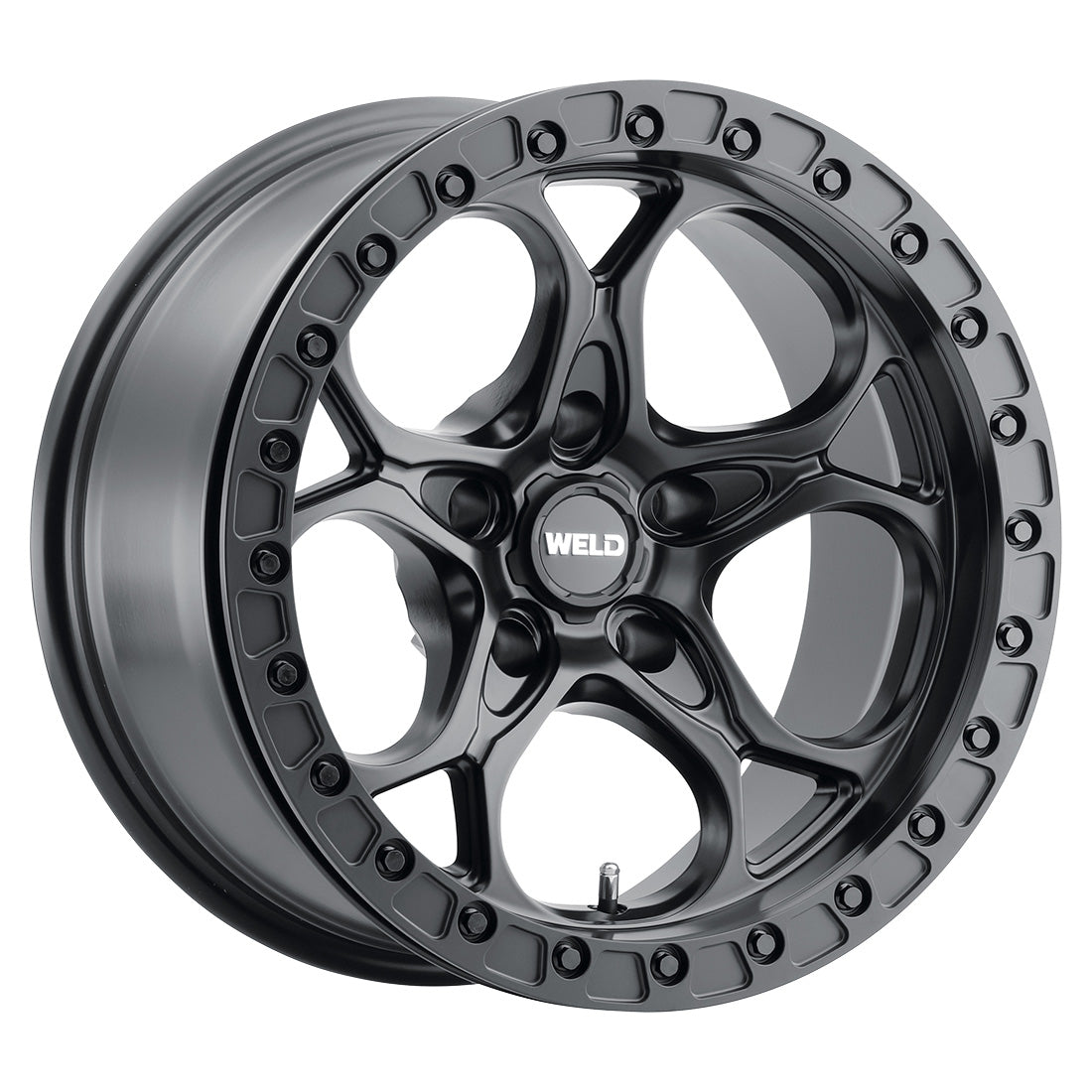 17x9.0 Ledge Beadlock 5x127  Et-12 Bs4.50 Satin Blk 71.5 - W90179075450