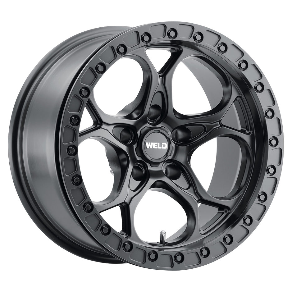 17x9.0 Ledge Beadlock 5x127  Et-12 Bs4.50 Satin Blk 71.5 - W90179075450
