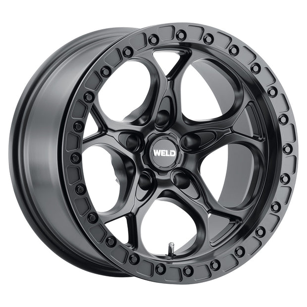 17x9.0 Ledge Beadlock 5x127  Et-12 Bs4.50 Satin Blk 71.5 - W90179075450