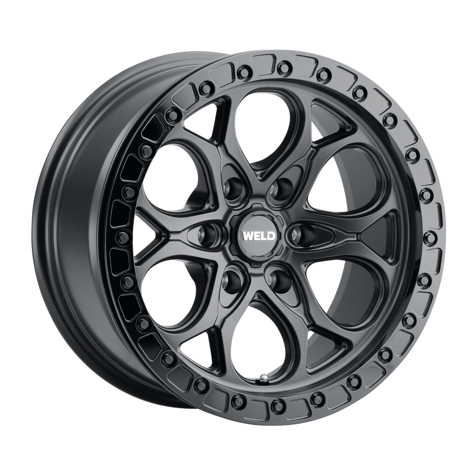 17x9 Ledge Bead Lock 6x139.7 Et0 Bs 5.00 Satin Black / Gloss Blk Ring 106.1 - W90179084500