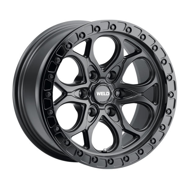 17x9 Ledge Bead Lock 6x139.7 Et0 Bs 5.00 Satin Black / Gloss Blk Ring 106.1 - W90179084500