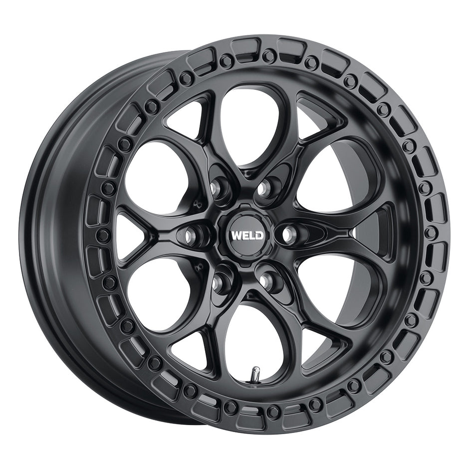 17x9 Ledge 6 6x139.7  Et-12 Bs 4.50 Satin Blk / Satin Blk Ring 106.1 - W10879084450