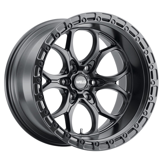 20x9 Ledgesix 6x135  Et00 Bs5.00 Satin Blk / Blk Ring 87.1 - W10809089500