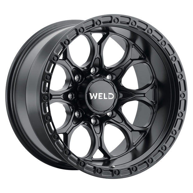 20x9 Ledge 8 8x165.1  Et00 Bs 5.00 Satin Blk / Satin Blk Ring 125.1 - W10809082501