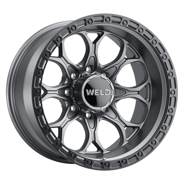 20x9 Ledge 8 8x180  Et00 Bs 5.00 Satin Gun / Satin Blk Ring 124.3 - W10709018501