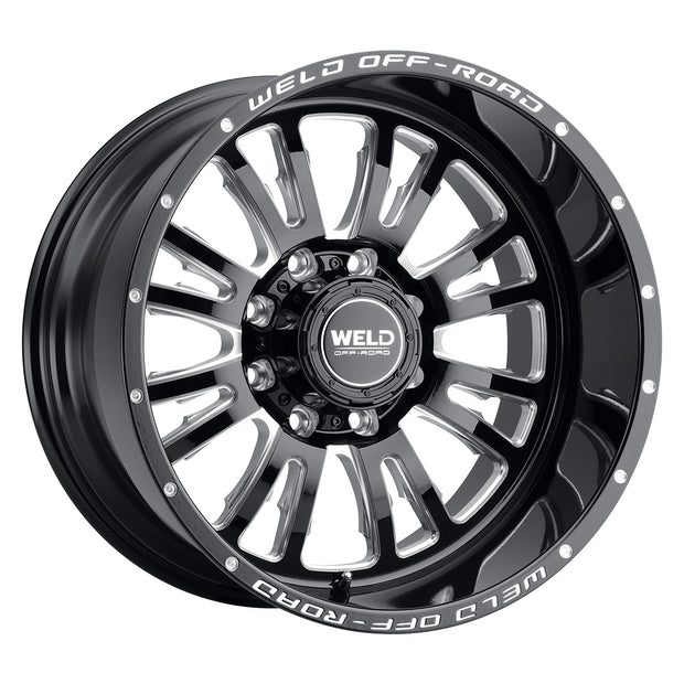20x10 Slingblade 8x180  Et-18 Bs4.75 Gloss Blk Mil 124.3 - W15800018475