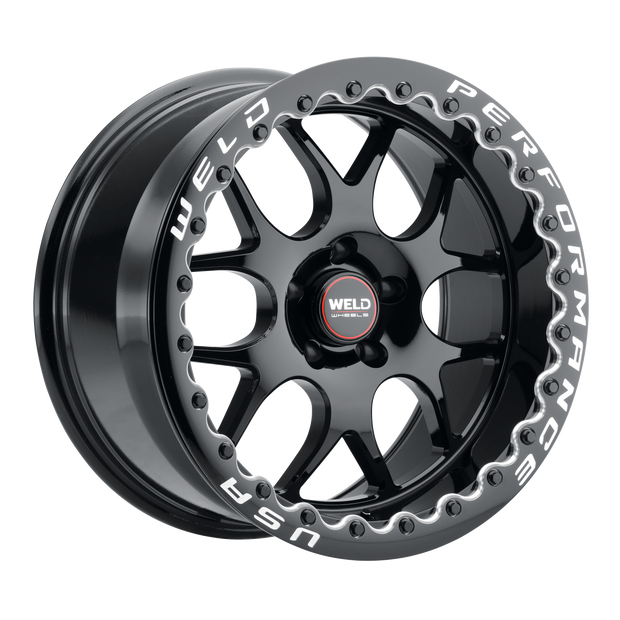 18x10 Solana Beadlock 5x114.3 Et00 Bs 5.5 Gloss Blk 78.1 - S91180067P00