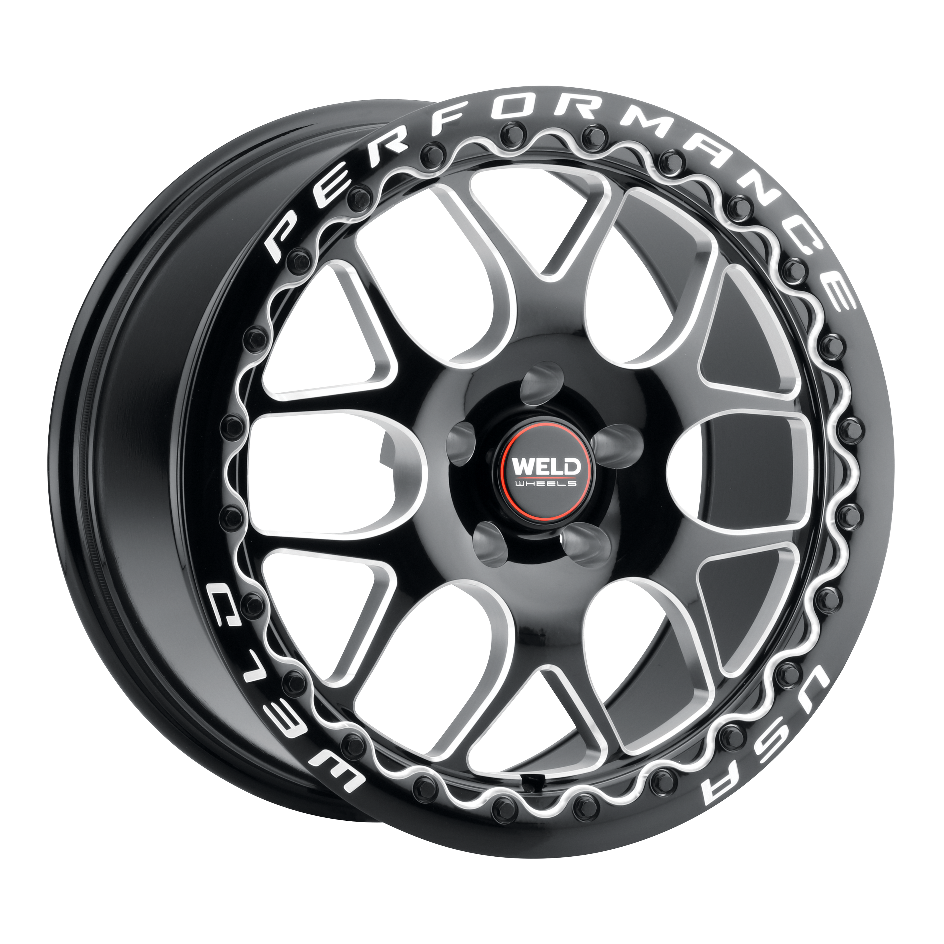 18x10.5 Solana Beadlock 5x120.65 Et65 Bs 8.3 Gloss Blk Mil Dia 70.3 - S91080562P65