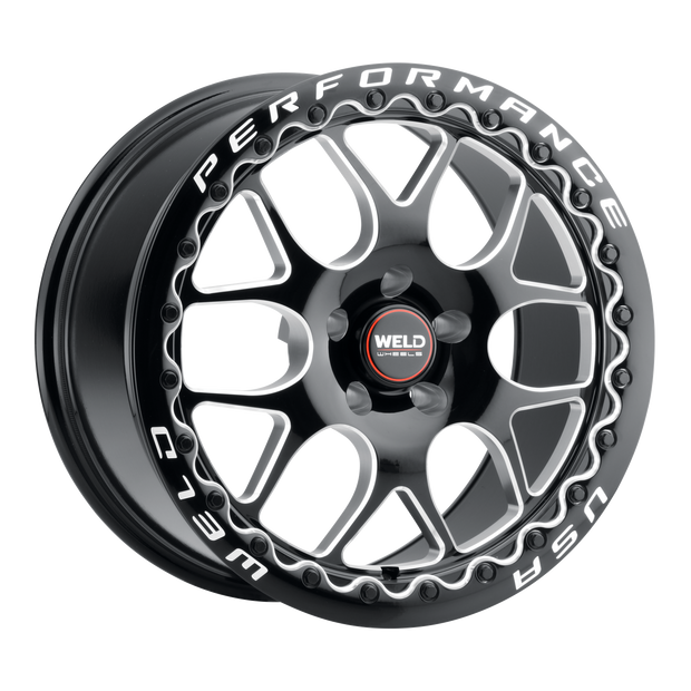 17x10 Solana Beadlock 5x114.3 Et48 Bs 7.38 Gloss Blk Mil Dia 78.1 - S91070067P48