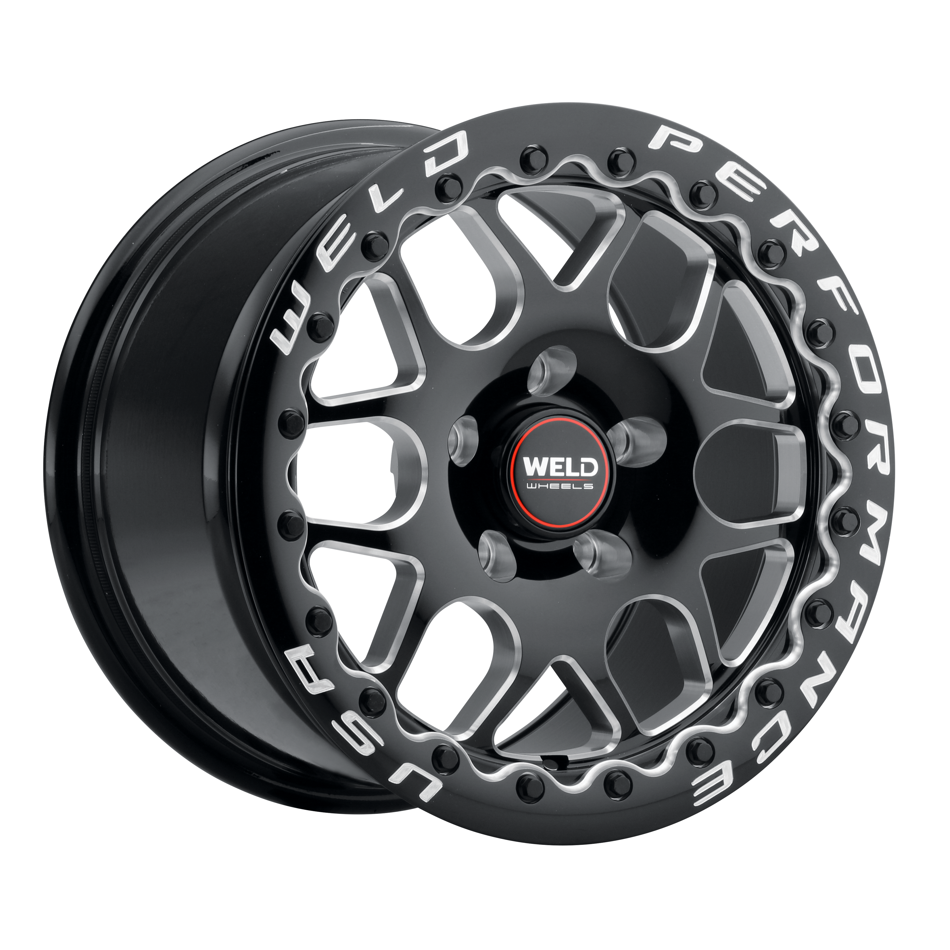 15x10 Solana Beadlock 6x139.7 Et38 Bs 6.99 Gloss Blk Mil Dia 106.1 - S910B0084P38