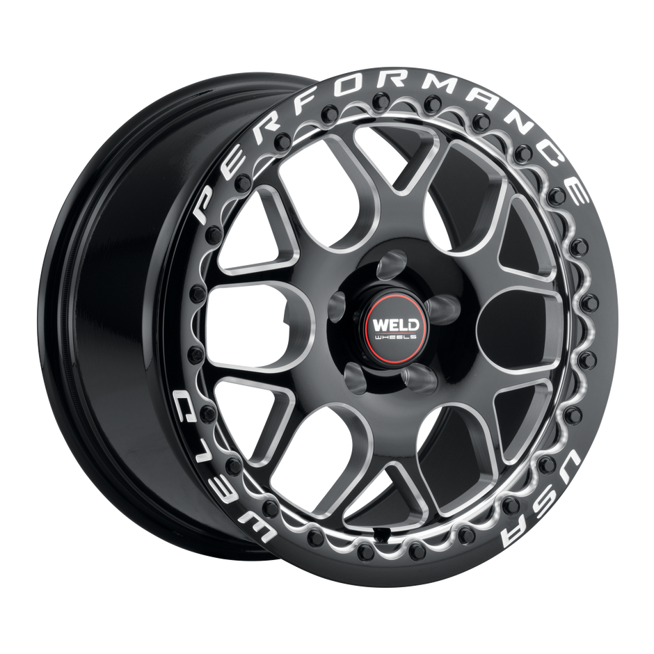 18x12 Solana Beadlock 6x114.3 Et53 Bs 8.58 Gloss Blk Mil Dia 71.5 - S91082076P53