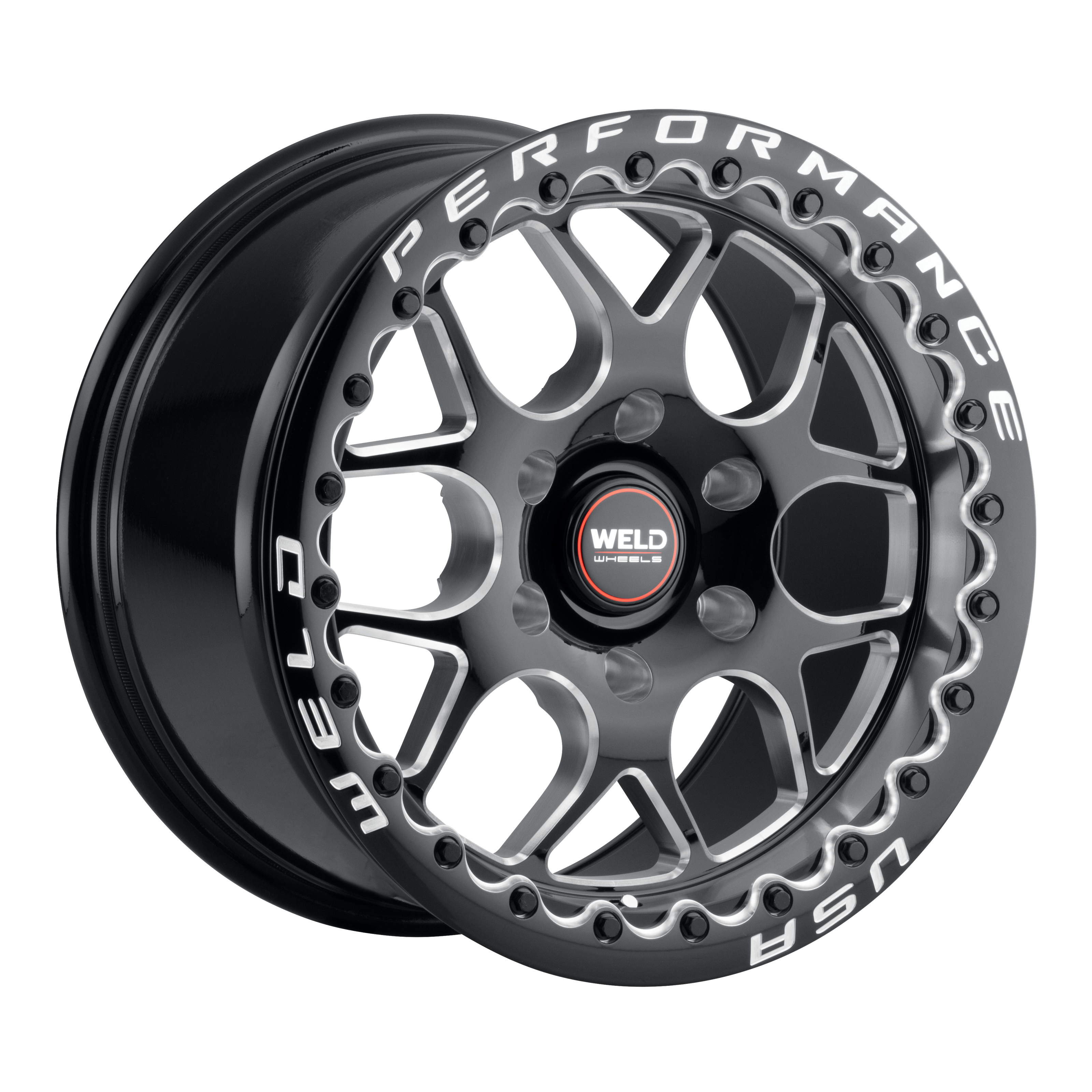 17x10 Solana Beadlock 6x135 Et42 Bs 7.15 Gloss Blk Mil Dia 87.1 - S91070089P42