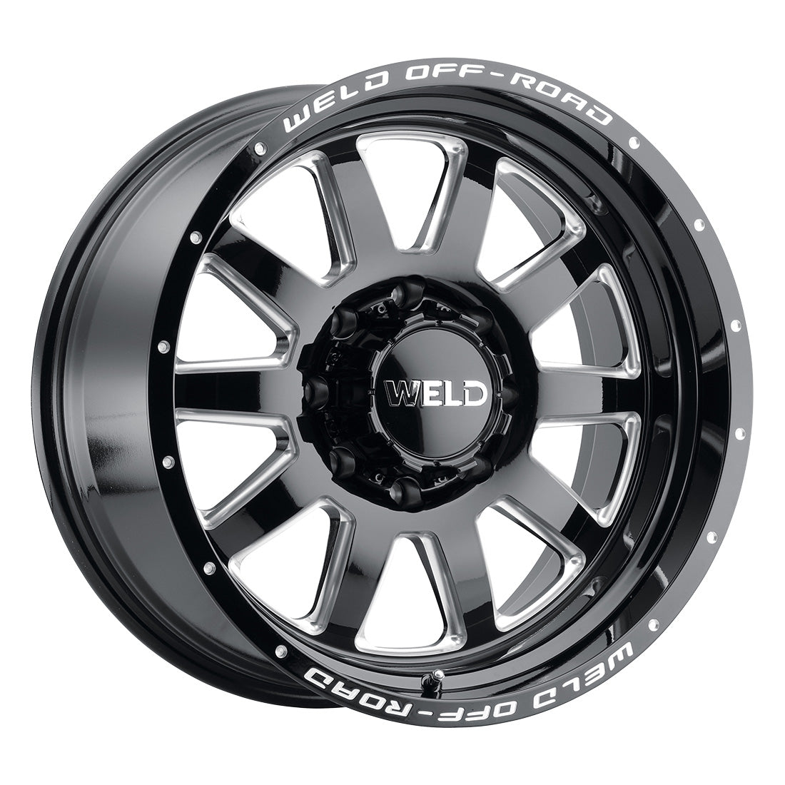 18x9 Stealth  8x180  Et20 Bs 5.75 Gloss Blk Mil 124.3 - W10289018576