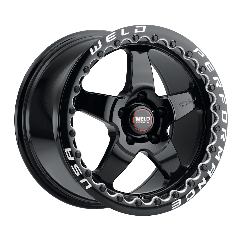 17x10 Ventura Beadlock 5x114.3 Et49 Bs 7.42 Gloss Black 78.1 - S90570067P49