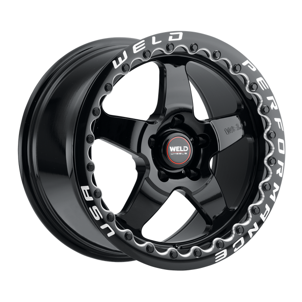 17x10 Ventura Beadlock 5x114.3 Et49 Bs 7.42 Gloss Black 78.1 - S90570067P49