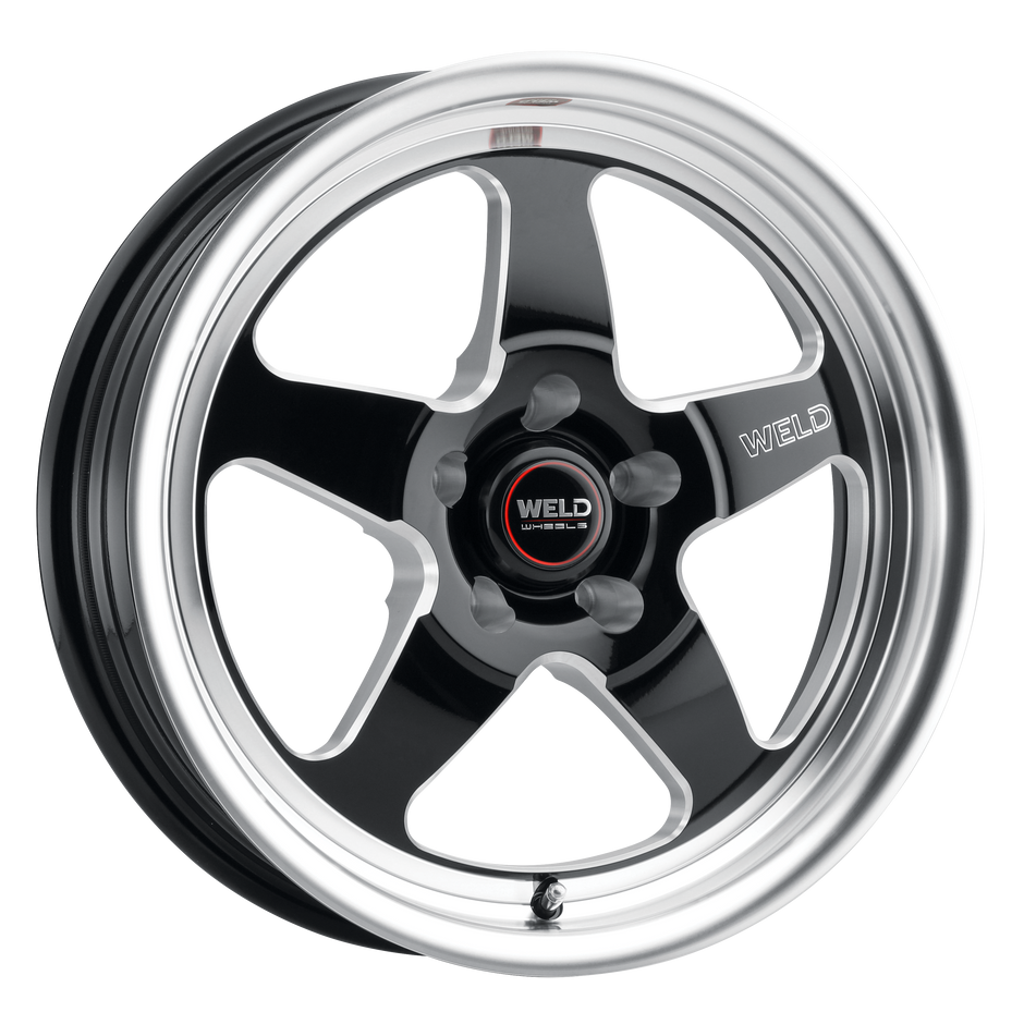 17x10 Ventura Drag 5x115 Et00 Bs5.50 Gloss Blk Mil Dia 78.1 - S15570071P00