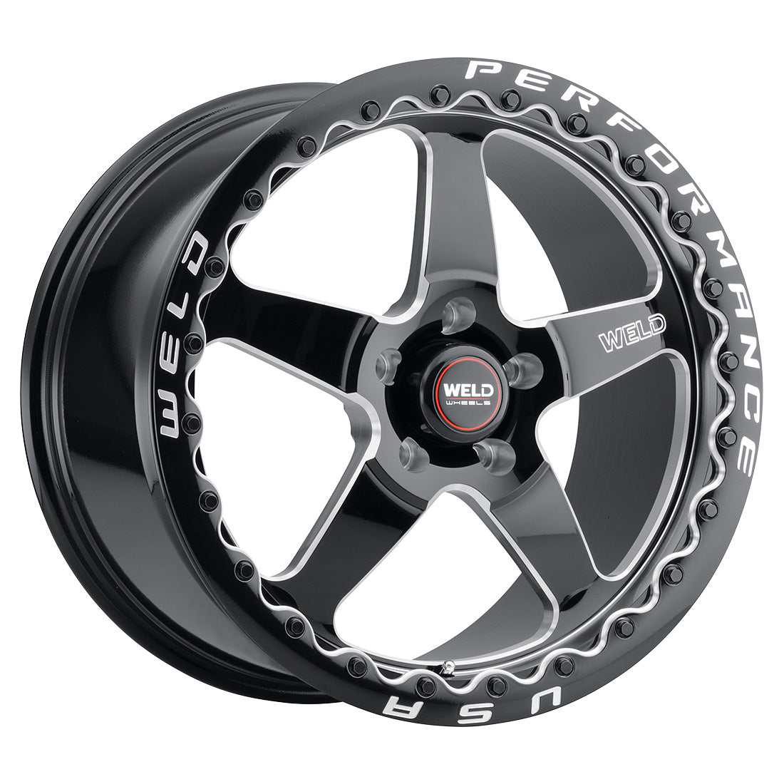 20x10.5 Ventura Bead Lock 5x127 Et38 Bs7.25 Gloss Blk Mil Dia 71.5 - S90400575P38
