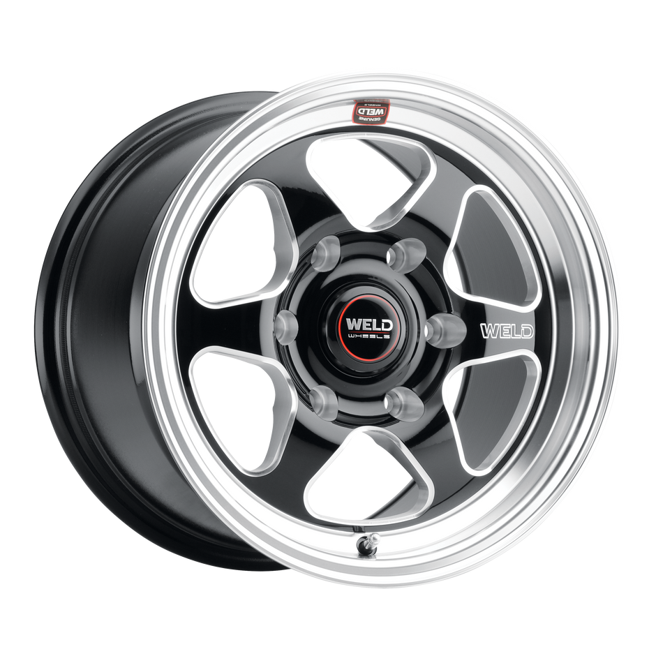15x10 Ventura Six Drag 6x139.7 Et38 Bs7.00 Gloss Blk Mil Dia 106.1 - S156B0084P38