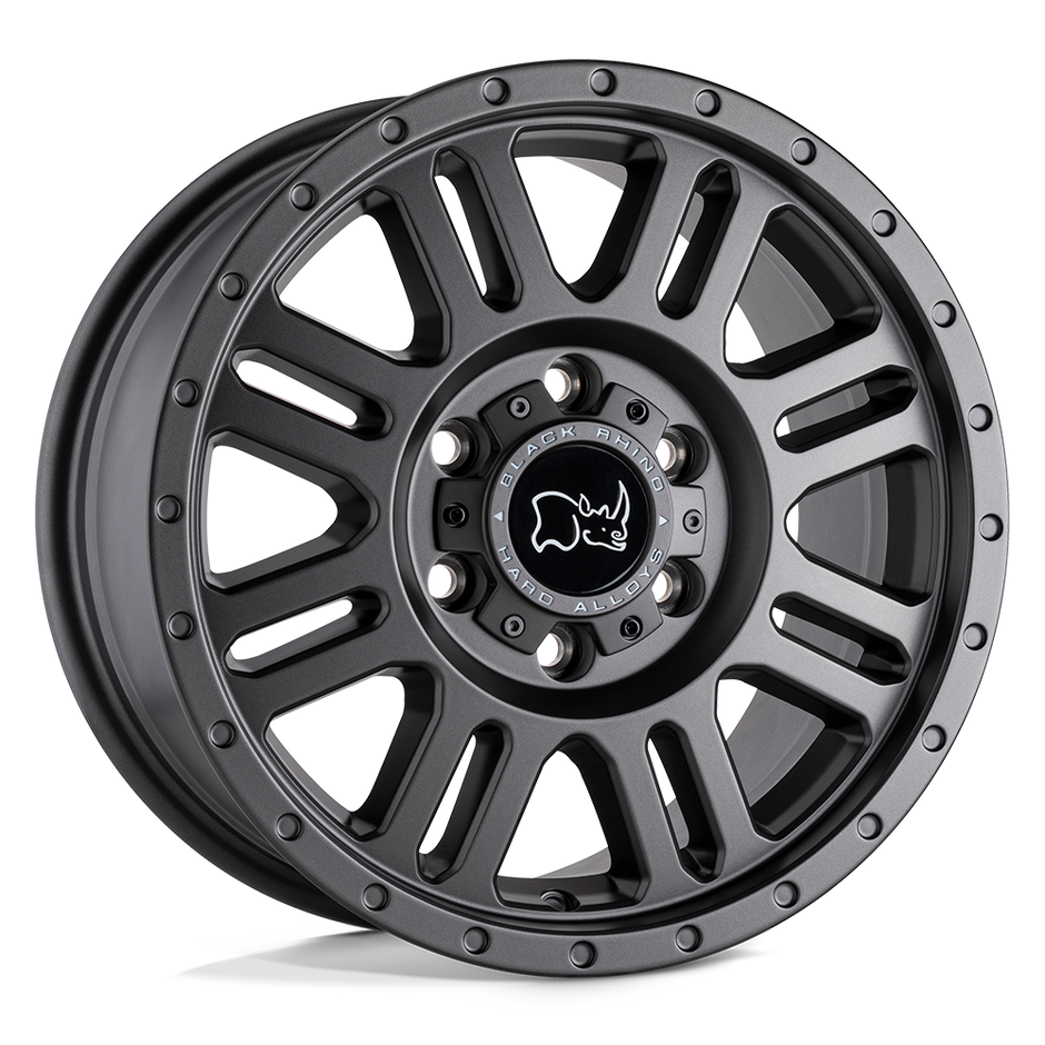 Black Rhino Hard Alloys Yellowstone 17x8 6x130 M-GNMTL - 1780YWN456130G84