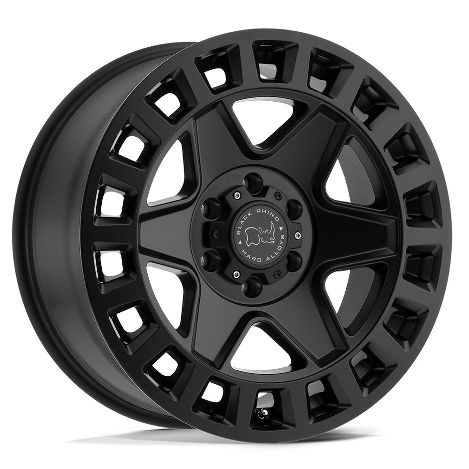 Black Rhino Hard Alloys York 17x8 6x130 M-BLK - 1780YRK386130M84